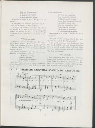 IV. Al trabajo convida (Canto de Pastores)