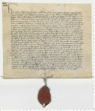 Bischof Hinricus von Verden bestätigt die Gründung einer Vikarie am Marien- und Matheus Altar in der Gertrudenkapelle. [lat.]