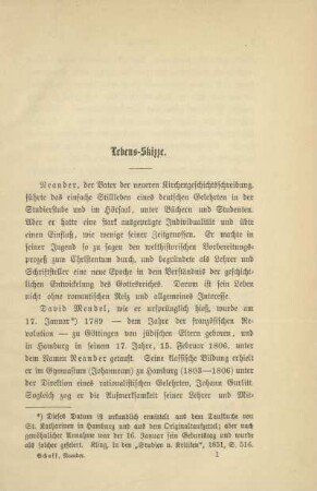 Lebens-Skizze