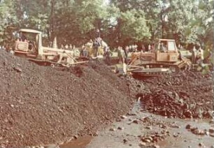 Dammbruch am Datteln-Hamm-Kanal 1979