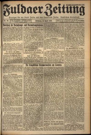 Ausgabe vom Mittwoch, den 18. April 1928.
