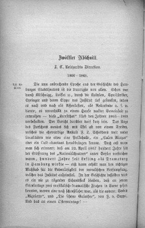 Zwölfter Abschnitt.