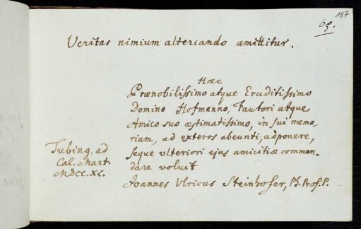 187, Steinhofer, Johann Ulrich