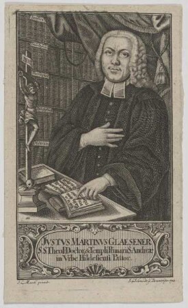 Bildnis des Jvstvs Martinvs Glaesener