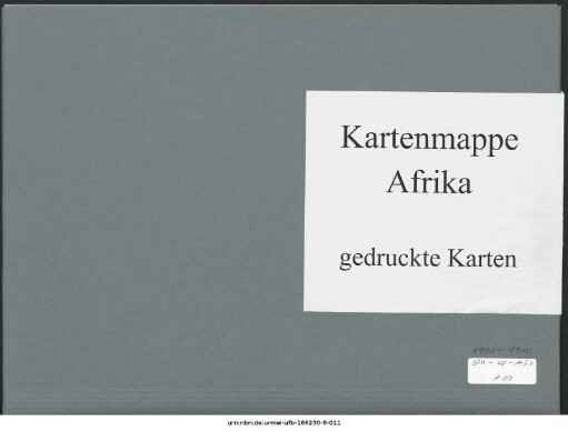 Ober-Guinea, von Cap Palmas bis Dabone : 1901-1910 : Kartensammlung