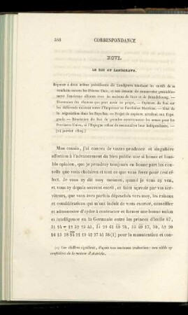 XCVI. Le Roi au Landgrave (24 janvier 1609)