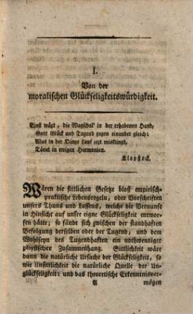 Drei Abhandlungen philosophischen Inhalts