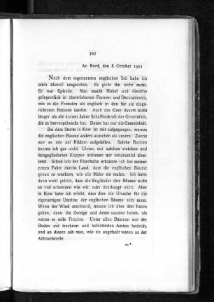 An Bord, den 8. October 1901