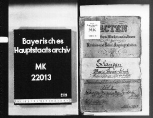 Erlangen. Städt. höhere weibliche Bildungsanstalt (höhere Töchter- und Präparandenschule, Lehrerinnenbildungsanstalt).