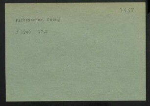 Fickenscher, Georg