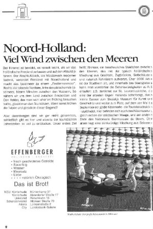 Noord-Holland: Viel Wind zwischen den Meeren