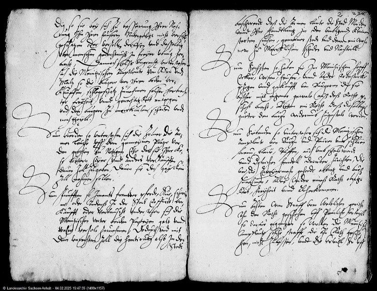 Bericht auf die neuen Artikel, welche der Erfurter Stadtrat 1534 nach Mainz geschickt hat