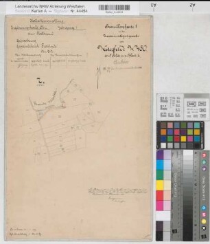 Westerfilde (Dortmund), Zusammenlegung Westerfilde, Bl. 8 Brouillonkarte Frohlinde Flur 7