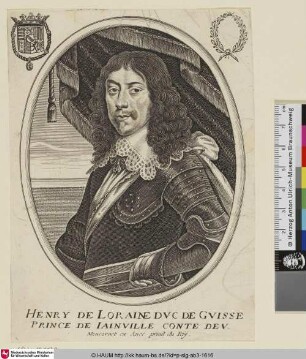 Henry De Loraine Dvc De Gvisse Prince De Lainville Conte Dev.; [Henri II., Herzog von Lothringen]
