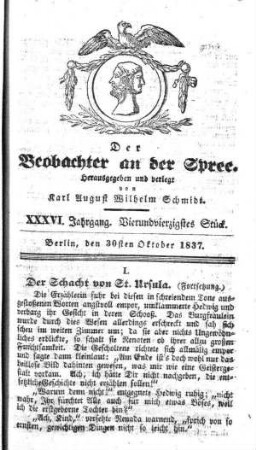 44. Stueck, 30. Oktober 1837