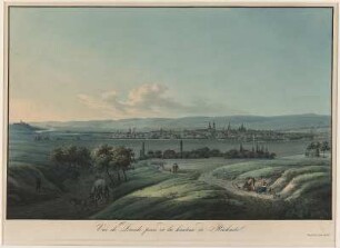 Ansicht von Dresden, Stich, um 1830