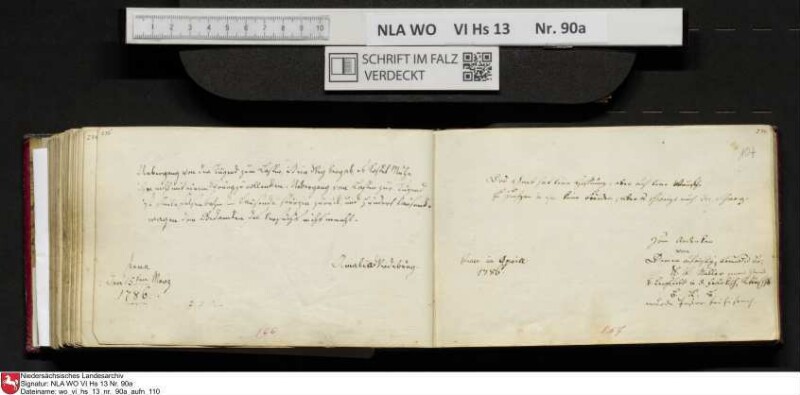 Stammbuch des Ernst Philipp Ludwig Zellmann (1763-1795) aus
                           Braunschweig