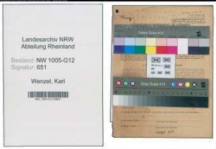 Entnazifizierung Karl Wenzel , geb. 21.03.1911 (Elektromeister)