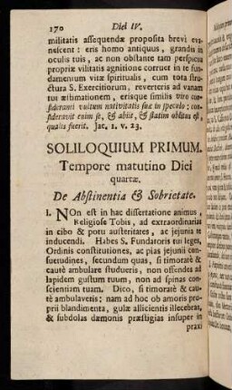 170-190, Soliloquium Primum