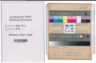 Entnazifizierung Peter Josef Mertens , geb. 16.03.1894 (Schneider)