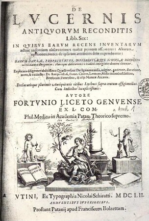 De lucernis antiquorum reconditis : libb. sex, in quibus earum recens inventarum adhuc ardentium observationes multae primum afferuntur