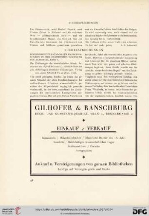 11: [Rezension von: Beschreibender Katalog der Handzeichnungen in der graphischen Sammlung der Albertina, Band 1]