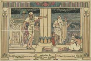 And Pharao Rose Up in The Night and Called for Moses and Aaron and Said Go Serve The Lord
