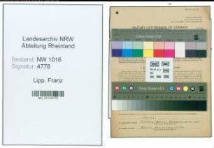Entnazifizierung Franz Lipp , geb. 08.10.1891 (Vers.vertreter)
