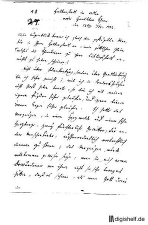 18: Brief von Wilhelm Heinse an Johann Wilhelm Ludwig Gleim