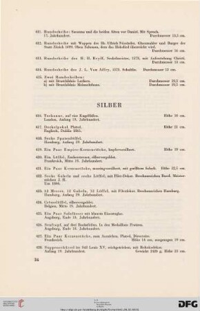 Silber (Nr. 416-482)