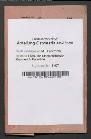 Erblasser: Vieth, gen. Heiermeyer, Catharina; Erblasser: Vieth, Joseph: