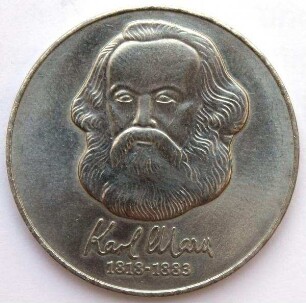 20-Mark-Stück_Gedenkmünze zum Karl-Marx-Jahr
