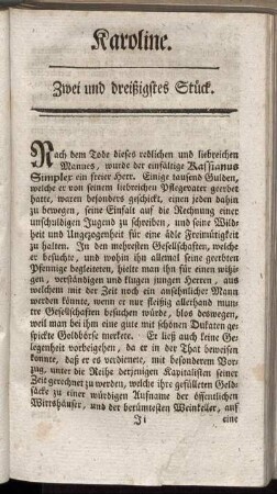 Zwei und dreißigstes Stück.