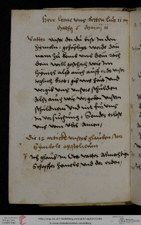 Apostolisches Glaubensbekenntnis