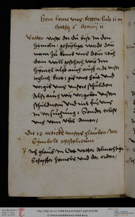 Apostolisches Glaubensbekenntnis