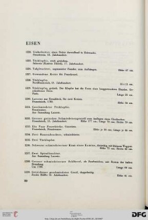 Eisen (Nr. 1224-1296)