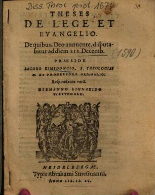 Theses De Lege Et Evangelio