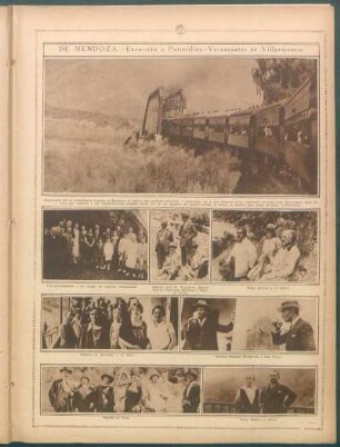 De Mendoza.- Excursión a Potrerillos.- Veraneantes en Villavicencio