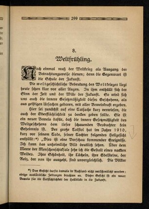 299-316, 8. Weltfrühling