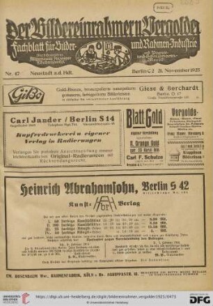 Nr. 47 (21. November 1925)