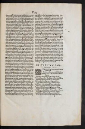 Epitaphium Sancti Gregorii Papae.
