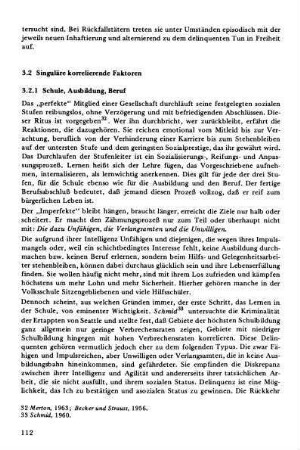 3.2 Singuläre korrelierende Faktoren