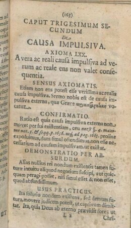Caput Trigesimum Secundum De Causa Impulsiva.