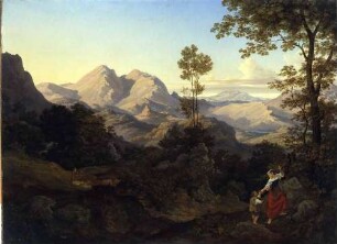 Römische Gebirgslandschaft (Bei Olevano)