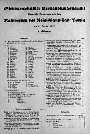 Nr. 1, 21. Januar 1937