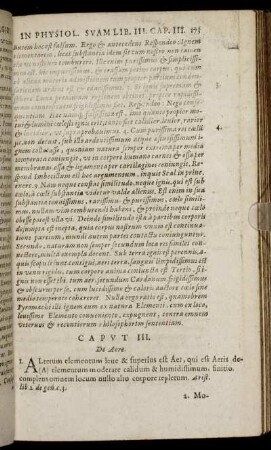 Caput III. De Aere