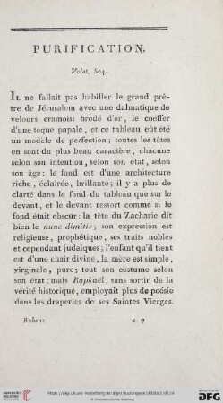 Purification (Volet 504)