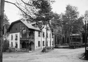 Kurhaus Seifersdorf : Seifersdorf. Kurhaus und Restaurant. Gartenansicht