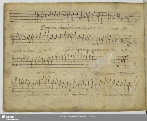 Gallus, Iacobus: Domine quando veneris