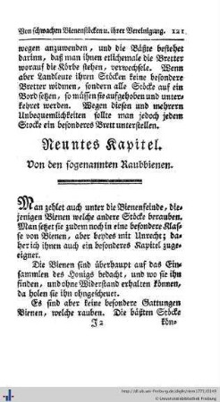 IX. Kapitel.